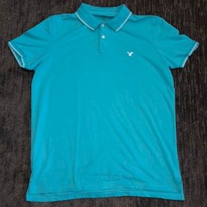 3 American eagle polos